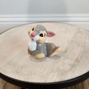 Disney Vintage Bambi Cute Thumper Rabbit Ceramic Porcelain Figure Toy Collection